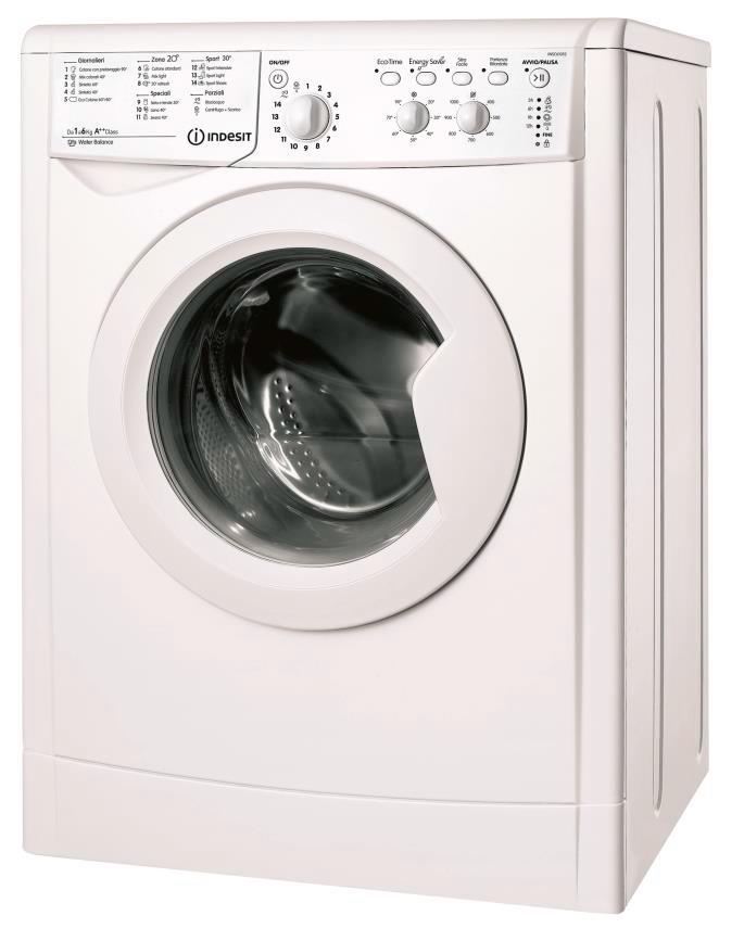 INDESIT Lavatrice Indesit (IWSC61052CECO) 6 KG carica frontale classe A++